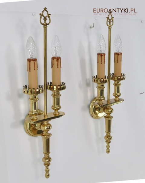 stare lampy z mosiądzu