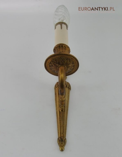 Lampka ścienna Empire. Styl Cesarstwa Empir. Antyk.