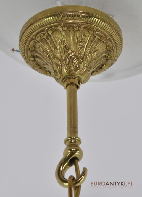 Secesyjna lampa pałacowa. Antyk do salonu. Secesja Art Nouveau Jugendstil