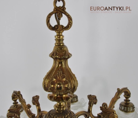 Pałacowy żyrandol Ludwik XVI antyk luksusowy żyrandol salonowy do pałacu zamku