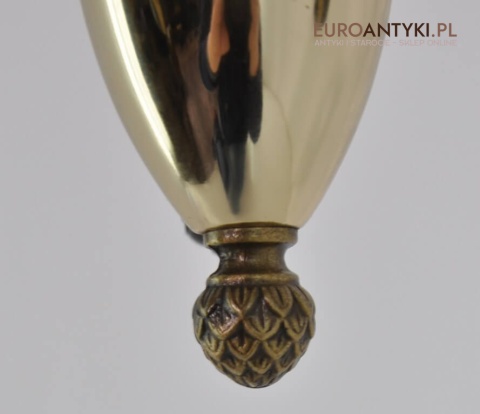 Rzymski żyrandol Cesarski. Rzymska lampa z pochodniami. Marmurowe klosze. AVE CESAR