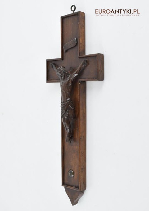 krzyż drewniany antyk