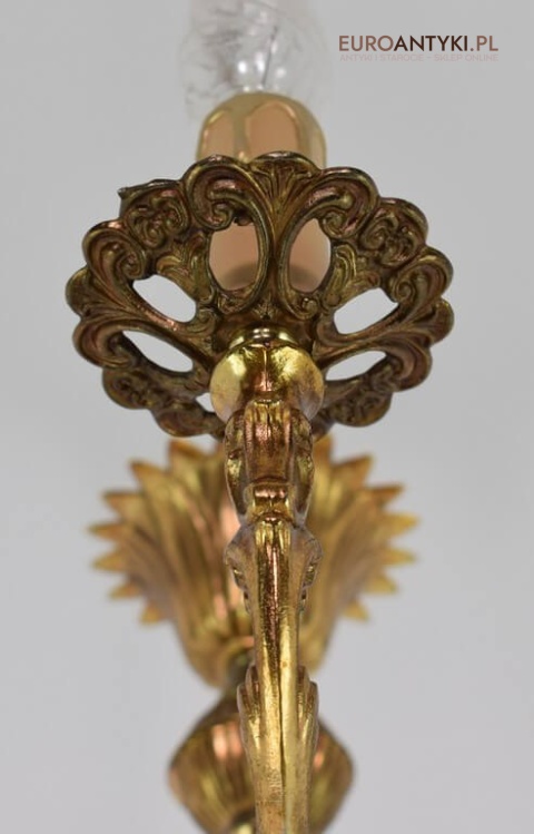 żyrandol z mosiądzu