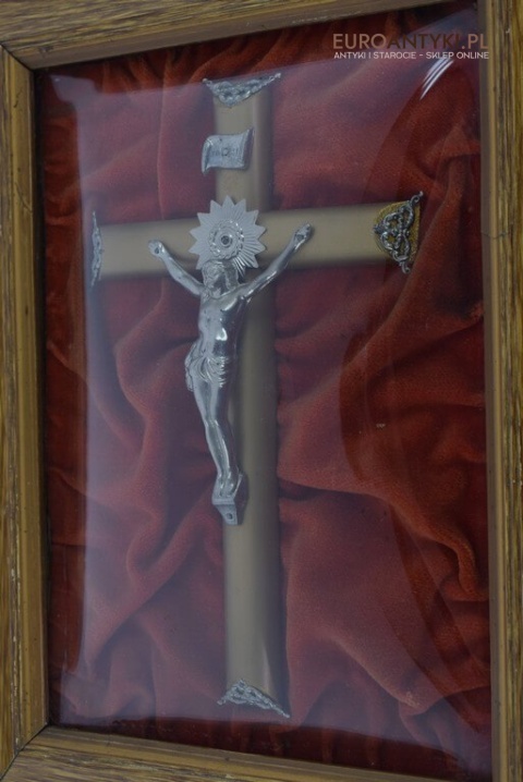 szklany obraz z chrystusem