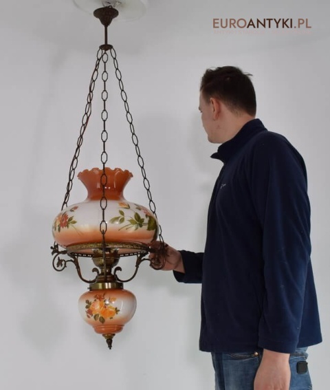 kwiatowa lampa wisząca