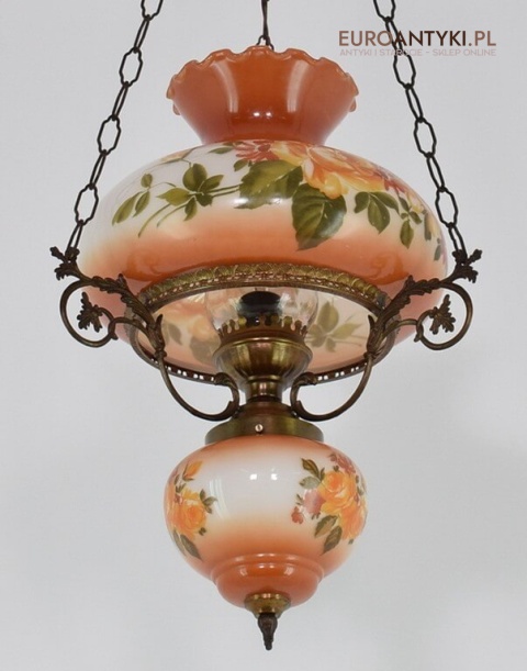 szklana lampa wisząca