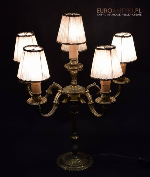 antyk lampa ludwik xv