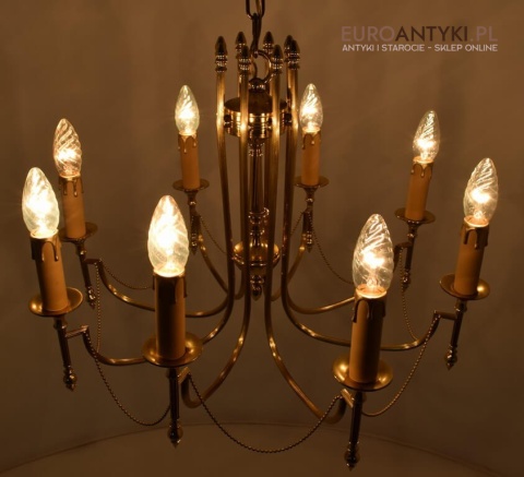 mosięzne żyrandole