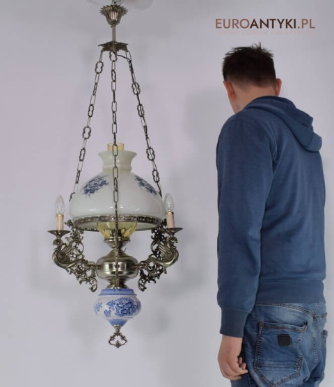 duża lampa rustykalna