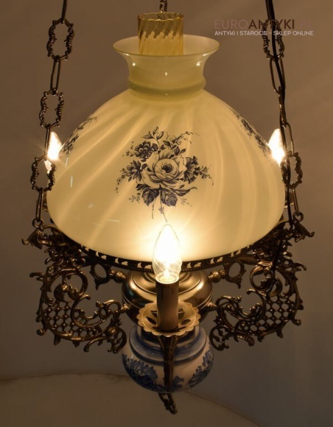 stara lampa do salonu