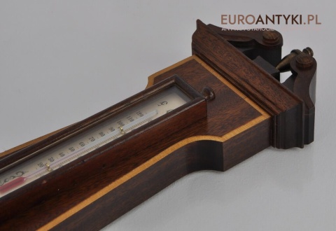 Stacja pogody vintage retro. Barometr termometr higrometr.