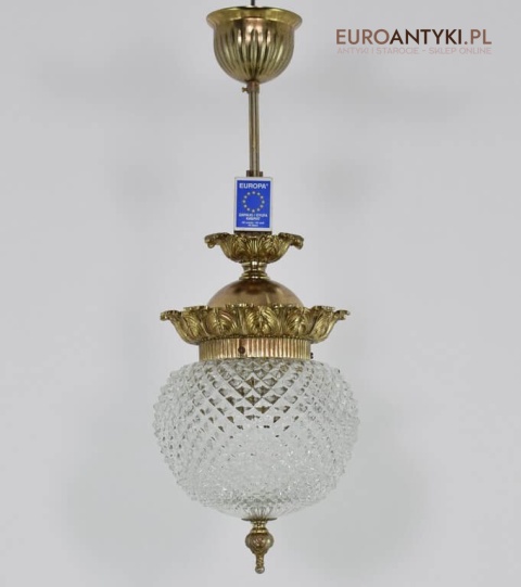 okrągła lampa do holu