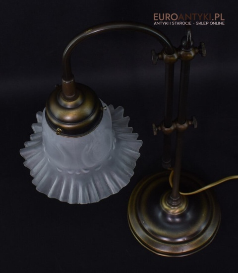 stara biurkowa lampka