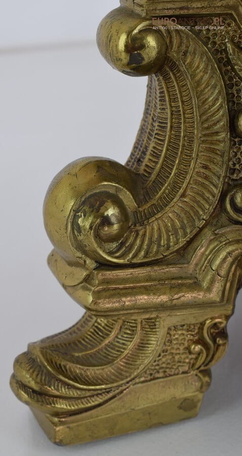 Barokowa lampa podłogowa do pałacowego salonu. Pałacowe antyki barokowe rokokowe.