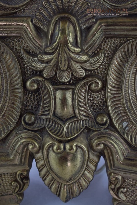 Barokowa lampa podłogowa do pałacowego salonu. Pałacowe antyki barokowe rokokowe.