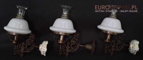 Kinkiety do dworu. Lampki ścienne dworskie. Antyki i dekoracje