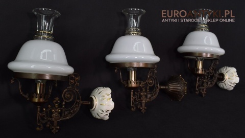 Kinkiety do dworu. Lampki ścienne dworskie. Antyki i dekoracje