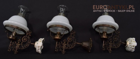 Kinkiety do dworu. Lampki ścienne dworskie. Antyki i dekoracje