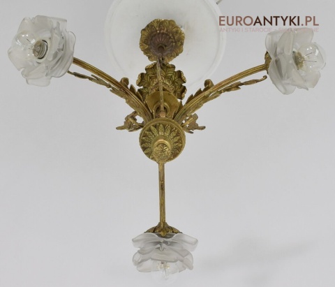 antykwariat z lampami