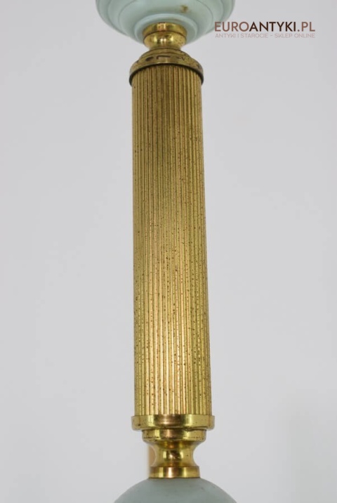 Stary żyrandol empire. Lampa sufitowa vintage retro.