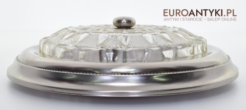 srebrny plafon retro