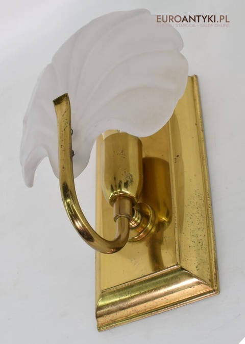 secesyjna lampka na ścianę