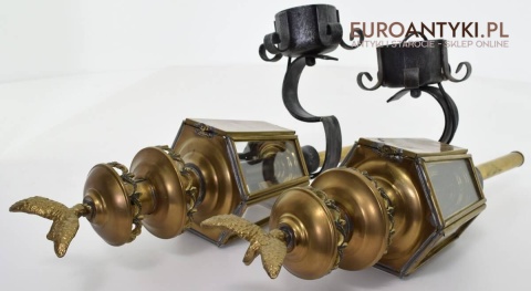 dworskie lampy przed dom