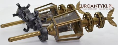 antyki lampy przed dom