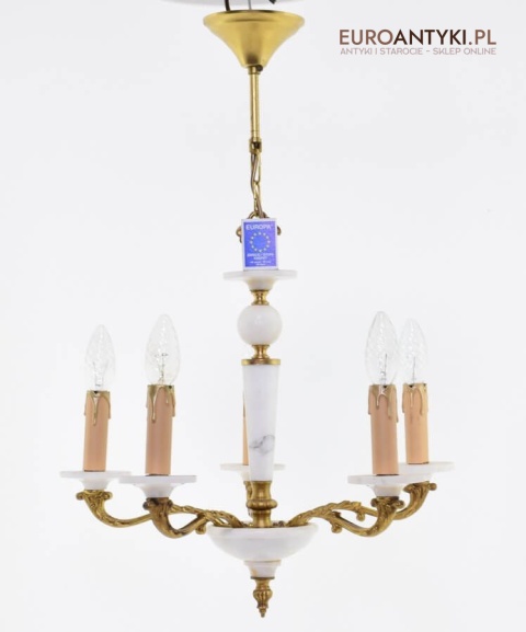 łaziekowy żyrandol marmurowy