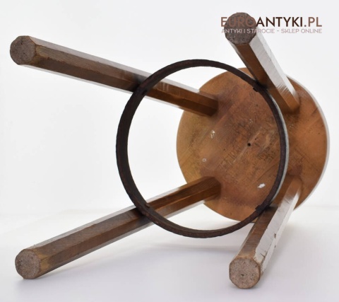 stołeczek barowy dębowy