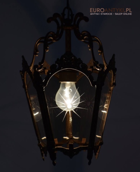 barokowa lampa
