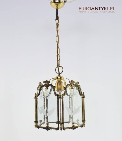 Ozdobna lampa sufitowa vintage retro do ganku holu lampka do wysokiego pokoju