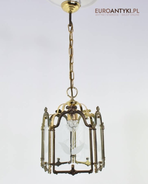 Ozdobna lampa sufitowa vintage retro do ganku holu lampka do wysokiego pokoju