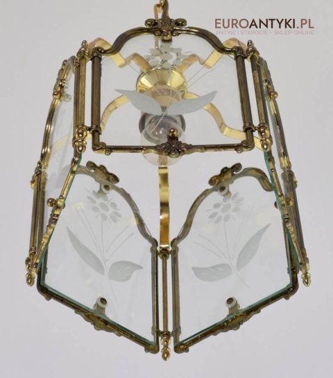 Ozdobna lampa sufitowa vintage retro do ganku holu lampka do wysokiego pokoju