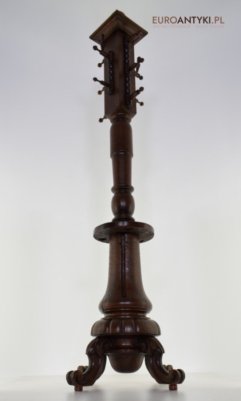 antyczny wieszak stojący