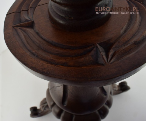 wieszak stojący z dębu