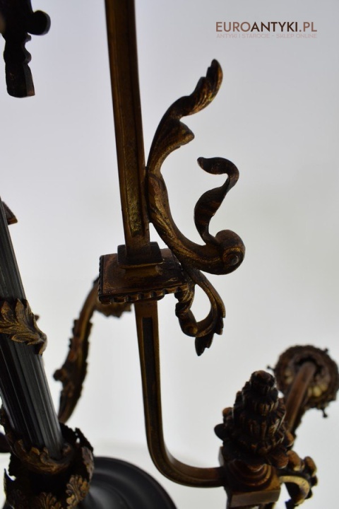 Oryginalny rasowy żyrandol Empire styl Cesarstwa francuskiego antyk salonowy