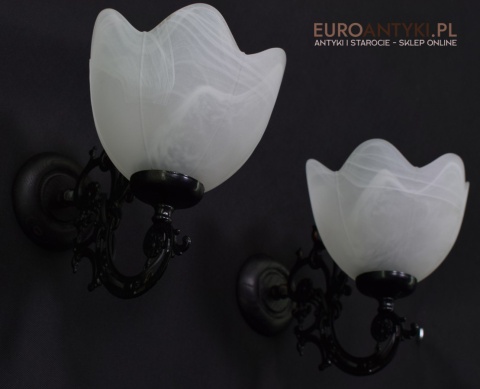 kinkiety ciemno brązowe