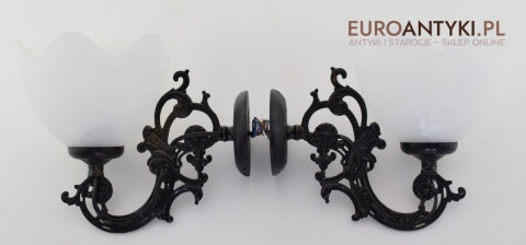 ciemno brązowe kinkiety