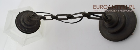 Rasowa lampa art deco lampka do ganku holu klosz art dekowski