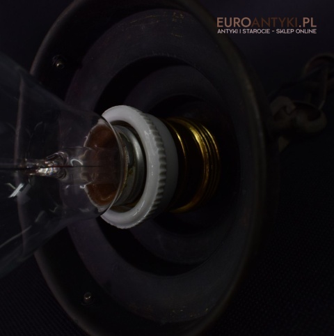 Rasowa lampa art deco lampka do ganku holu klosz art dekowski