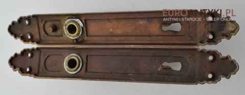 Secesyjne szyldy klamki zabytkowe do drzwi antycznych pałacowe ozdoby dworskie