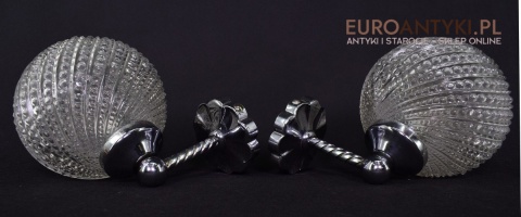 srebrne kinkiety łazienkowe