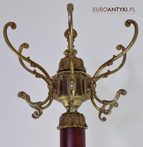 Zabytkowy wieszak stojący do gabinetu wieszaki do kancelarii adwokackiej antyk