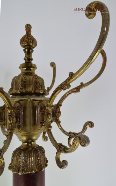 Zabytkowy wieszak stojący do gabinetu wieszaki do kancelarii adwokackiej antyk