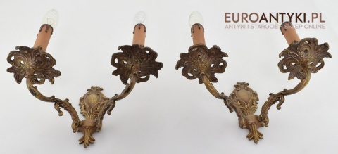 kinkiety z mosiądzu