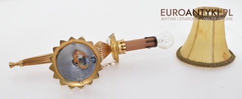 2 spektakularne kinkiety pałacowe lampy ścienne ekskluzywne antyki