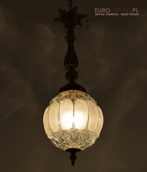 Ekskluzywny zwis pałacowa lampa sufitowa do wysokiego pomieszczenia antyki