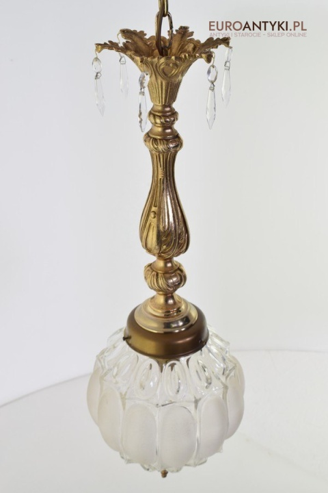 Ekskluzywny zwis pałacowa lampa sufitowa do wysokiego pomieszczenia antyki