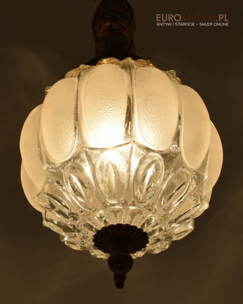 Ekskluzywny zwis pałacowa lampa sufitowa do wysokiego pomieszczenia antyki